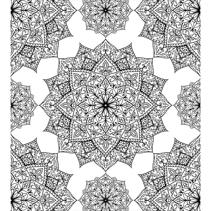 Eastern Mosaic Patterns Duvet Cover Set