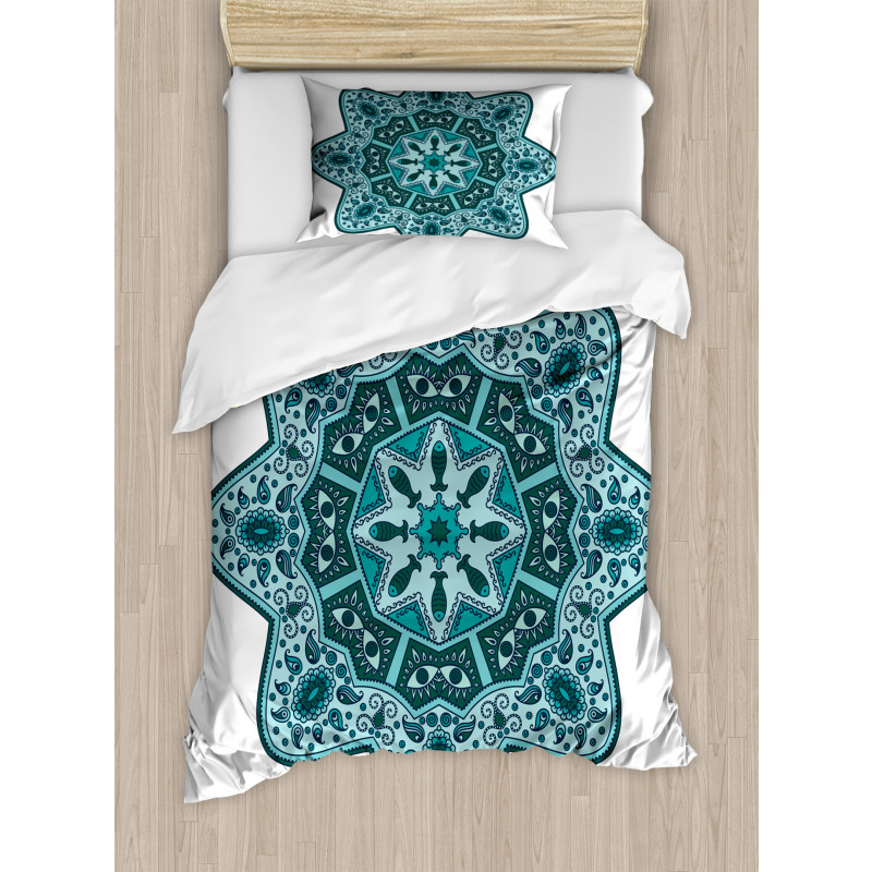 Eastern Chinese Mandala Duvet Cover Set