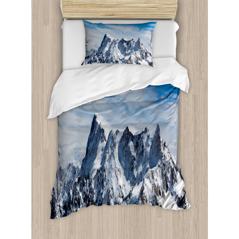 Picturesque Mont Blanc Duvet Cover Set