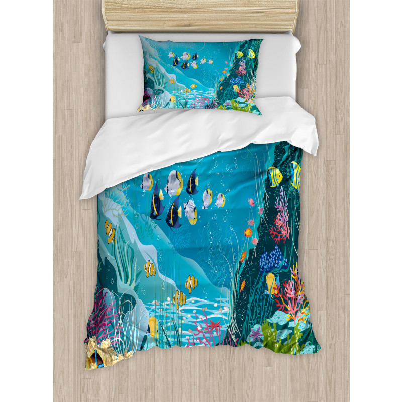 Underwater Scenery Duvet Cover Set