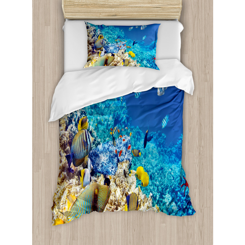 Aquatic Corals Duvet Cover Set