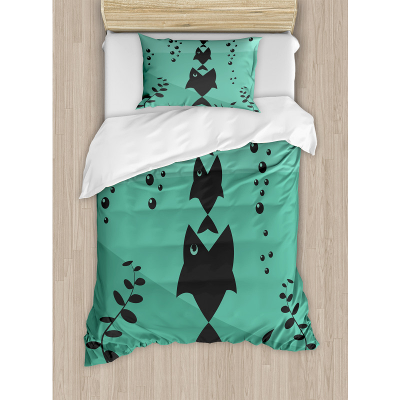 Underwater Life Themed Duvet Cover Set