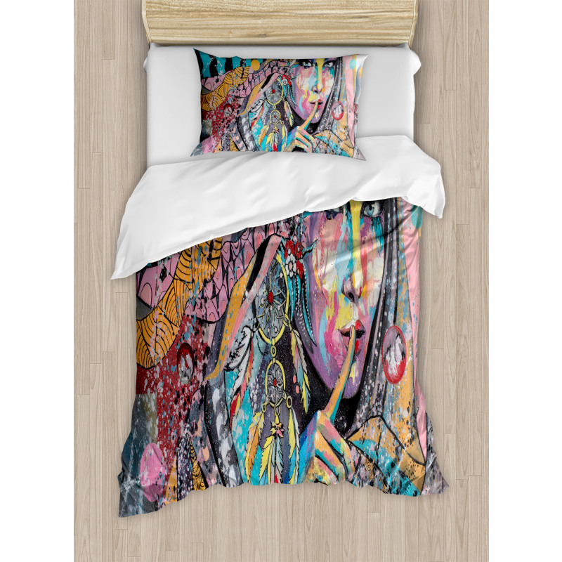 Fantasy Portrait Duvet Cover Set