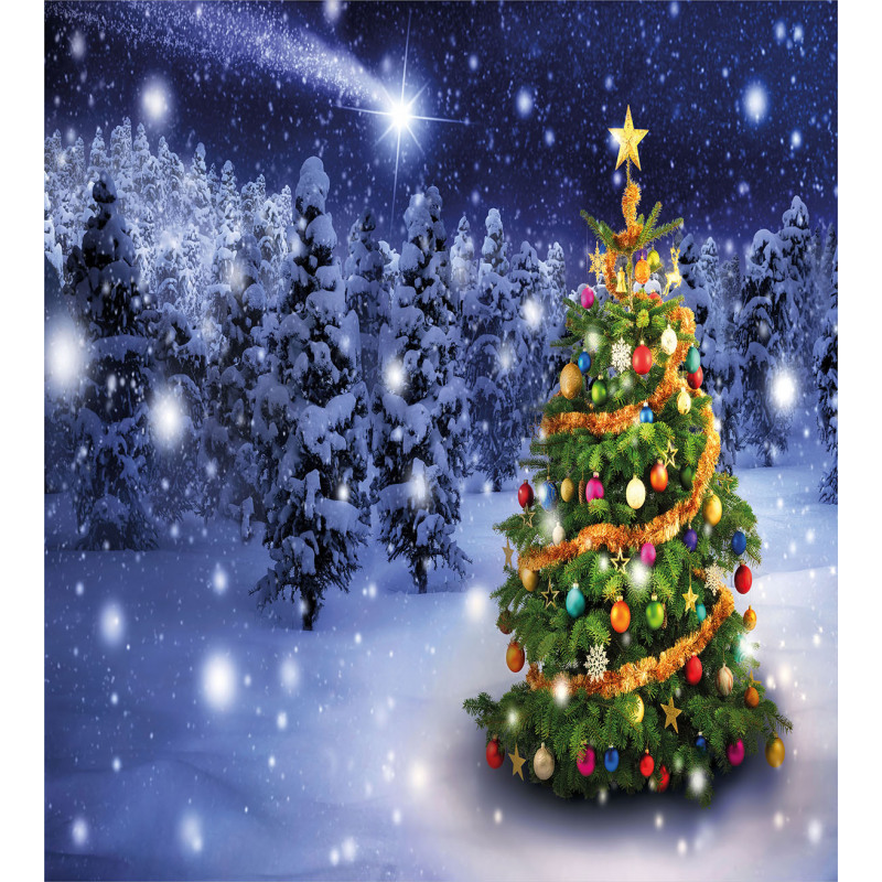 Elf Noel Theme Winter Duvet Cover Set
