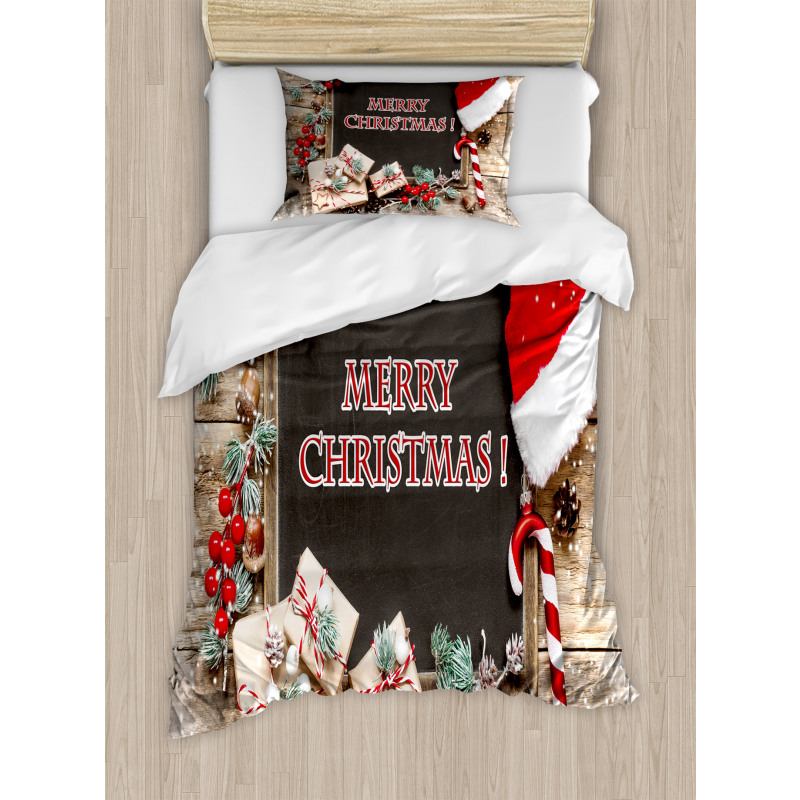 Noel Concept on Board Duvet Cover Set