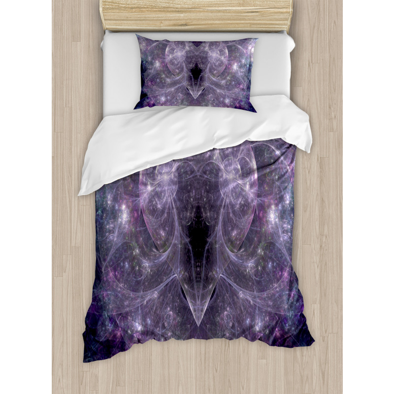 Space Cosmos Hearts Duvet Cover Set