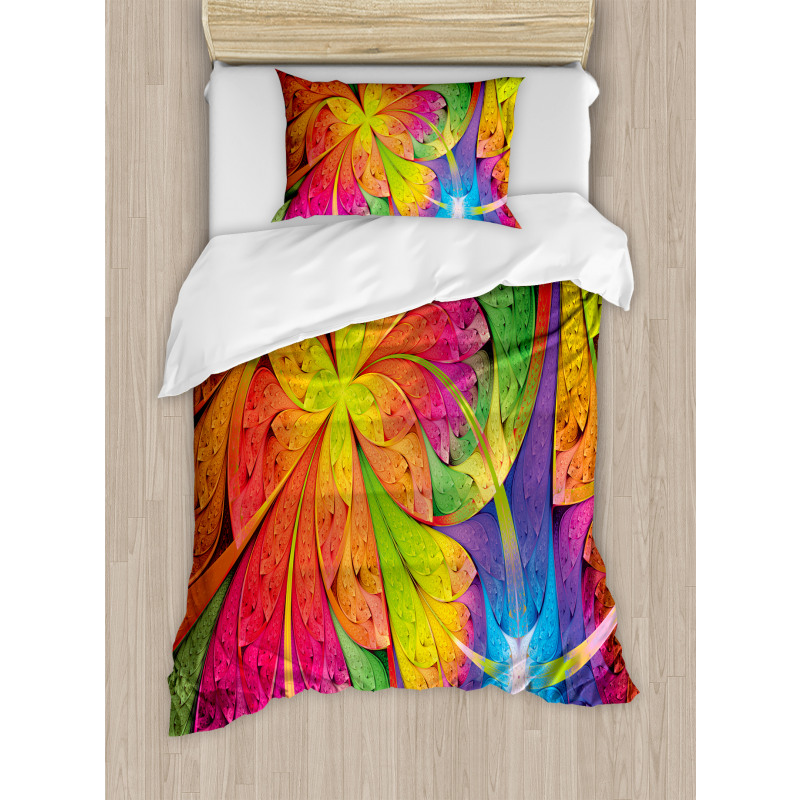 Vibrant Colored Pattern Duvet Cover Set