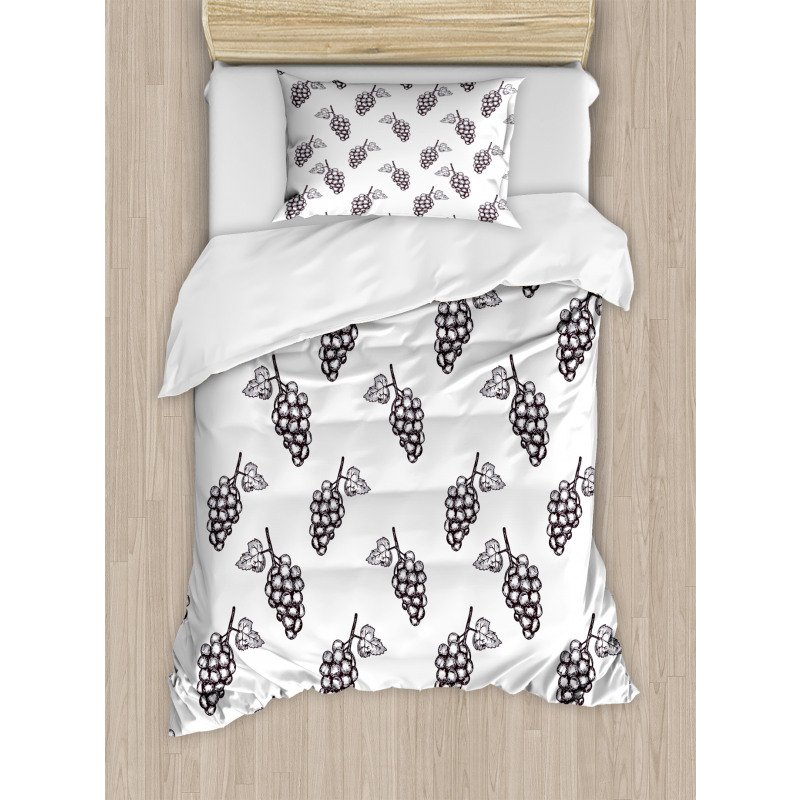 Sketchy Summer Fruits Duvet Cover Set