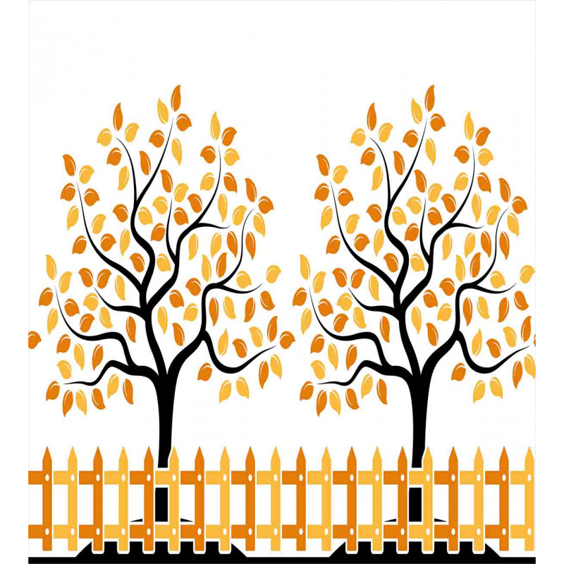 Fall Autumn Trees Duvet Cover Set