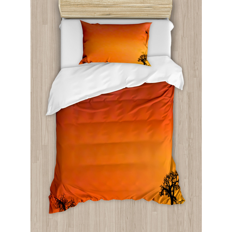 Safari Sunset with Gull Duvet Cover Set