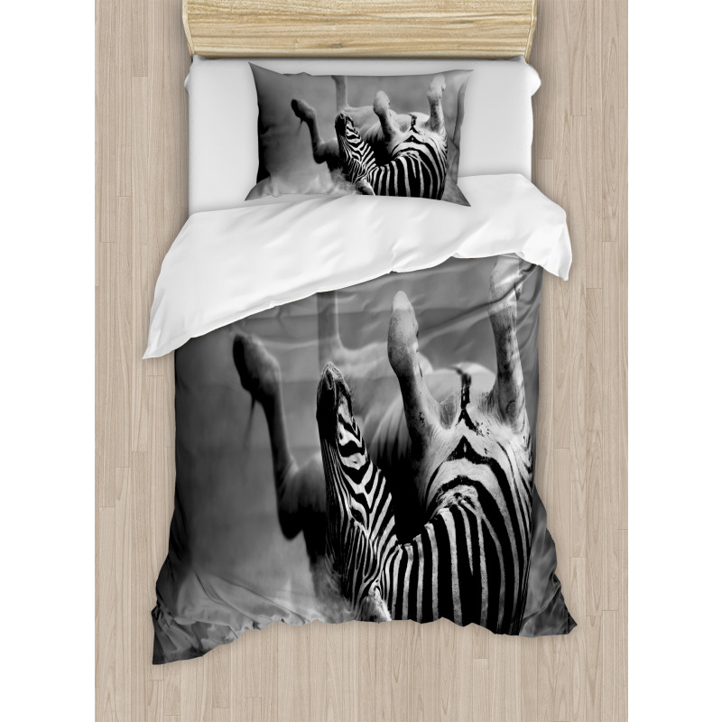 Savage Zebra Striped Duvet Cover Set