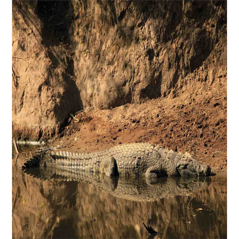 Crocodile Hunt in Wild Duvet Cover Set