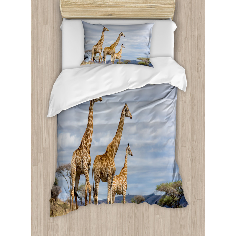 Giraffe Family Duvet Cover Set