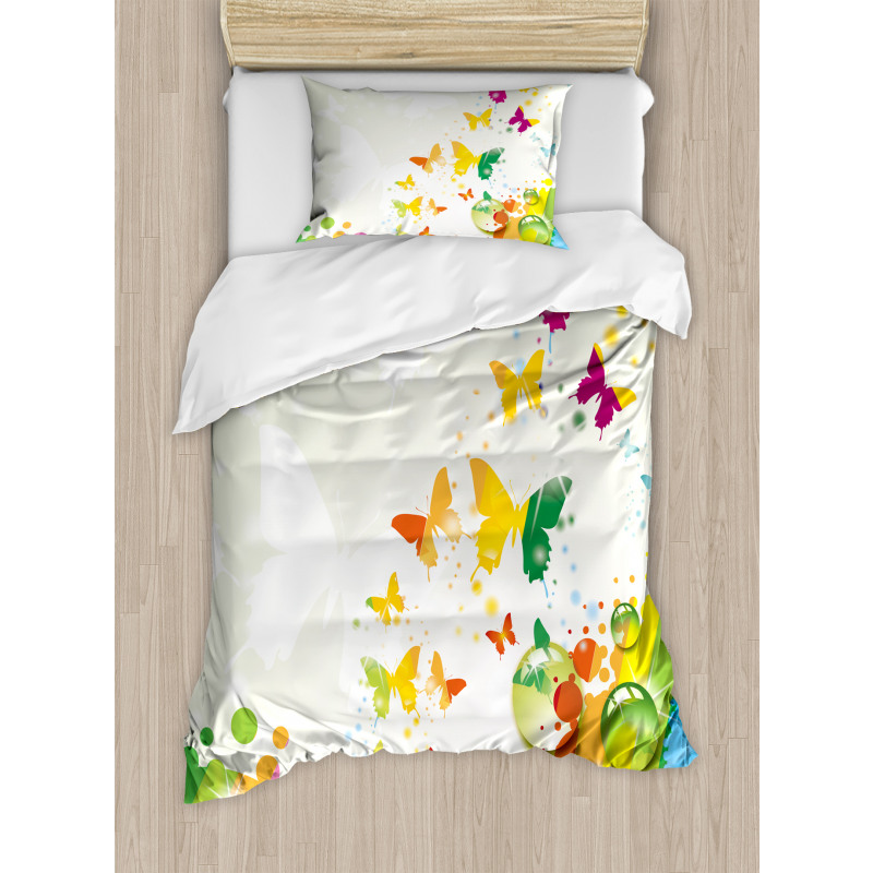 Butterfly Festival Art Duvet Cover Set