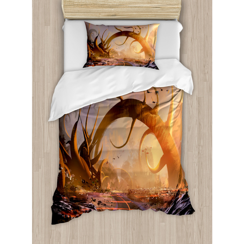 Fairy Sunset Highway Duvet Cover Set