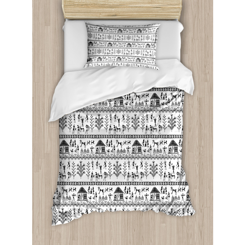 Tribal Art Duvet Cover Set