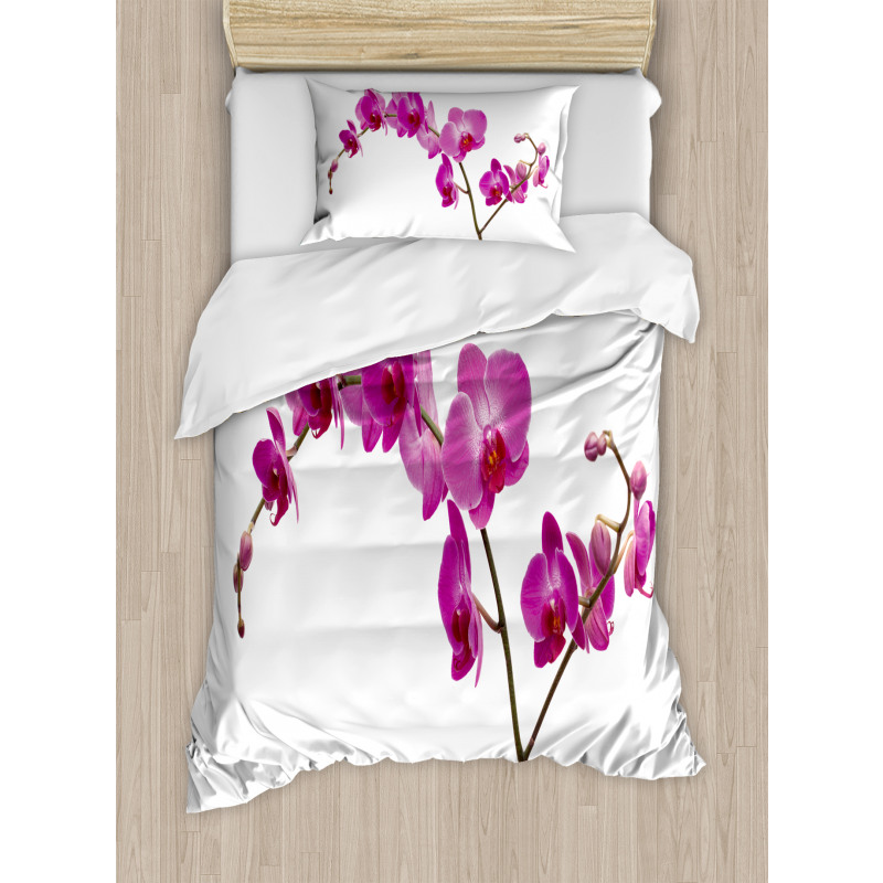 Wild Orchids Petals Duvet Cover Set