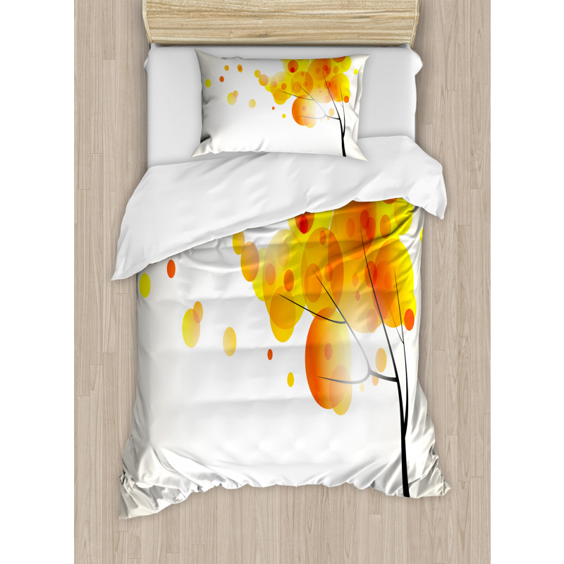 Autumn Sun and Trees Duvet Cover Set