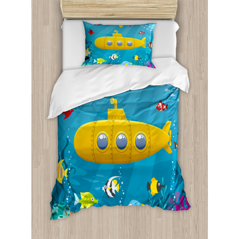 Coral Reef Duvet Cover Set