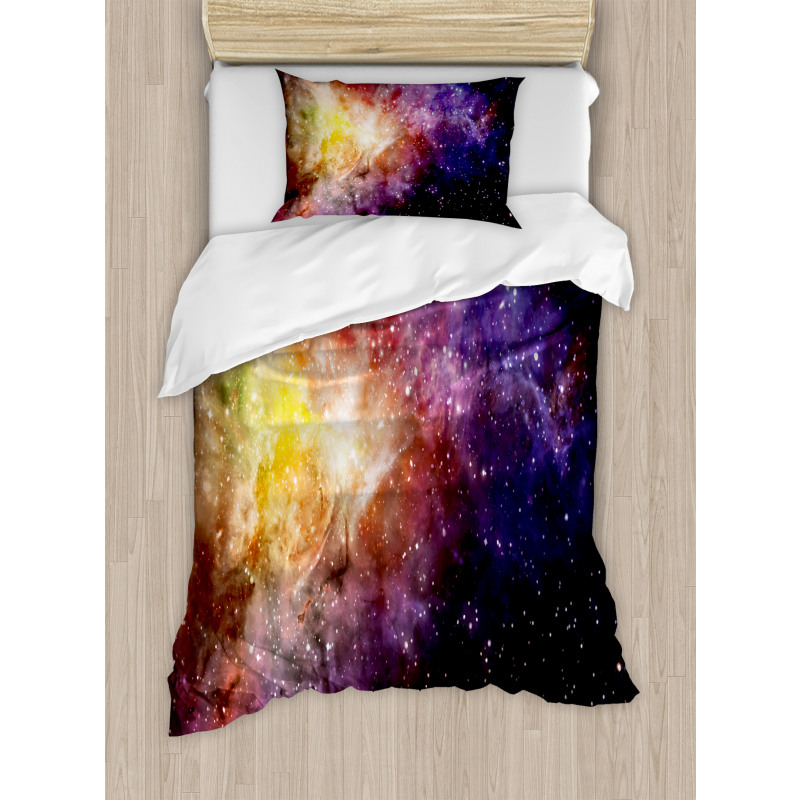 Outer Space Nebula View Duvet Cover Set