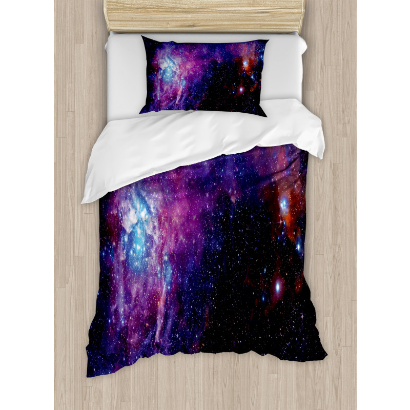 Mother Baby Nebula View Duvet Cover Set