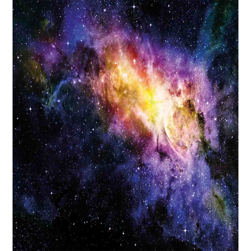 Alluring Nebula Stars Duvet Cover Set