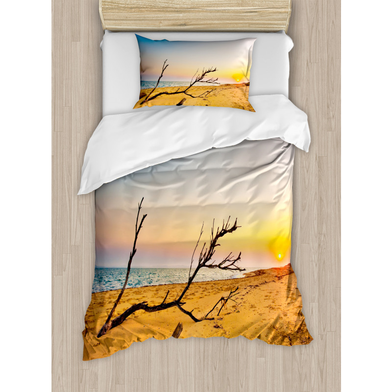 Sunrise at a Sea Shore Duvet Cover Set