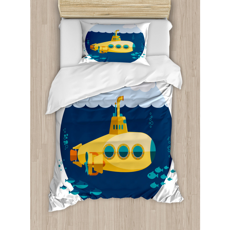 Sea Fish Cloud Duvet Cover Set