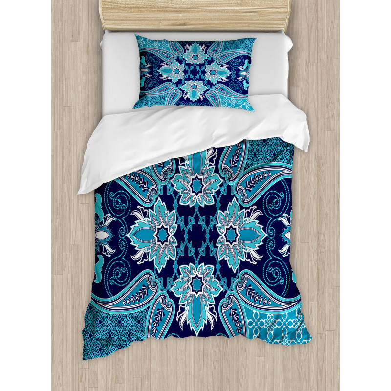 Floral Paisley Bohemic Duvet Cover Set