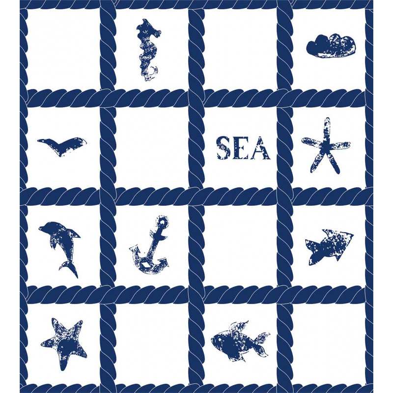 Starfish Anchor Sealife Duvet Cover Set