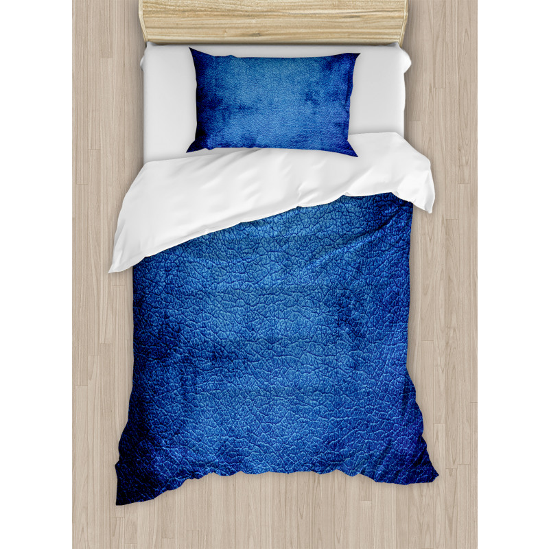 Dark Blue Contemporary Duvet Cover Set