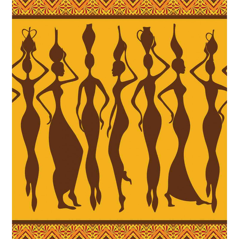 Exotic Females Bohemian Art Duvet Cover Set