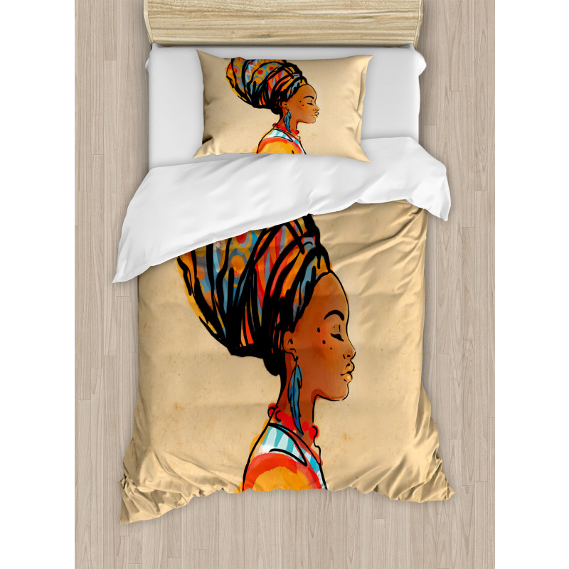 Exotic Feather Duvet Cover Set