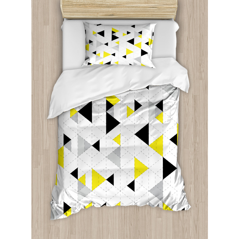 Diamond Motives in Mosaic Duvet Cover Set