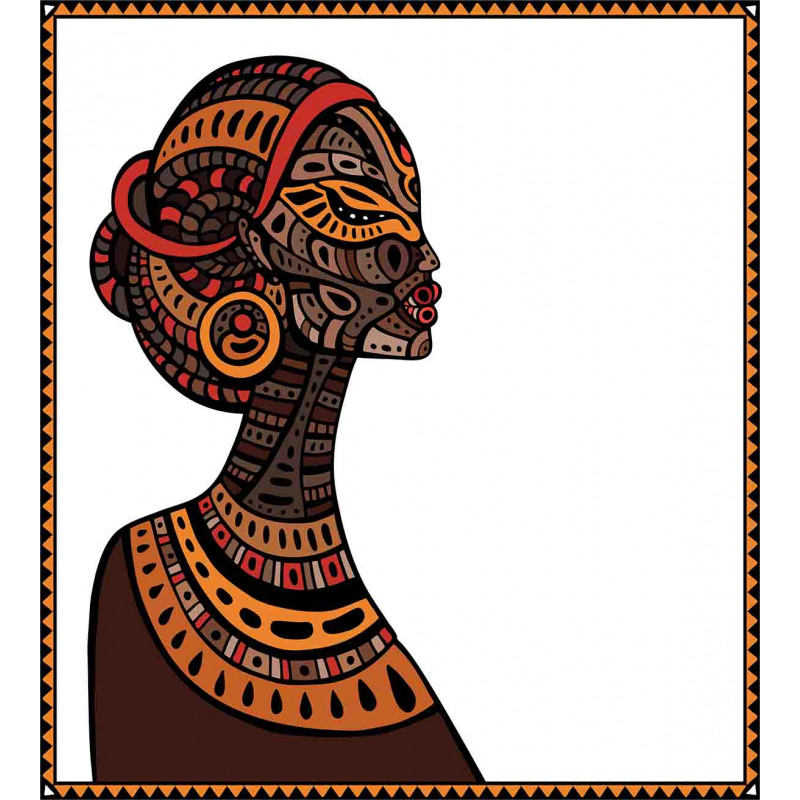 Exotic Totem Mask Duvet Cover Set