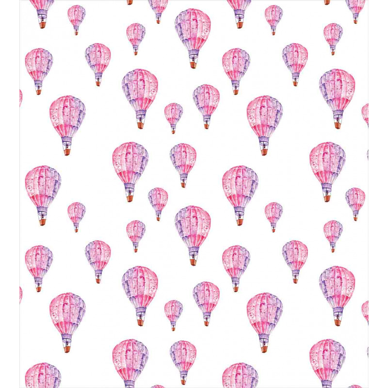 Vintage Air Balloons Duvet Cover Set