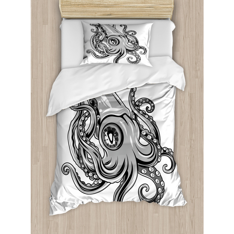 Animal Cuttlefish Sea Duvet Cover Set