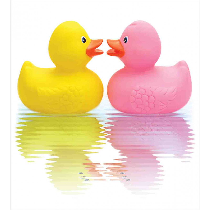 Duck Couple in Love Duvet Cover Set