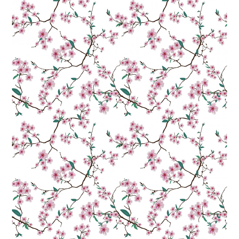Asian Floral Botany Duvet Cover Set