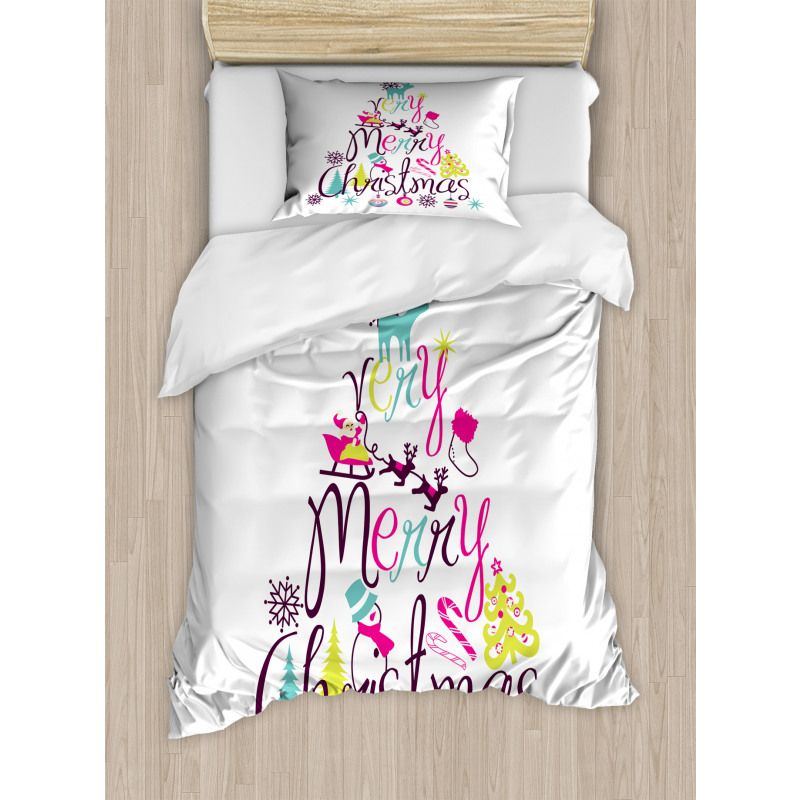 Abstract Tree Art Duvet Cover Set