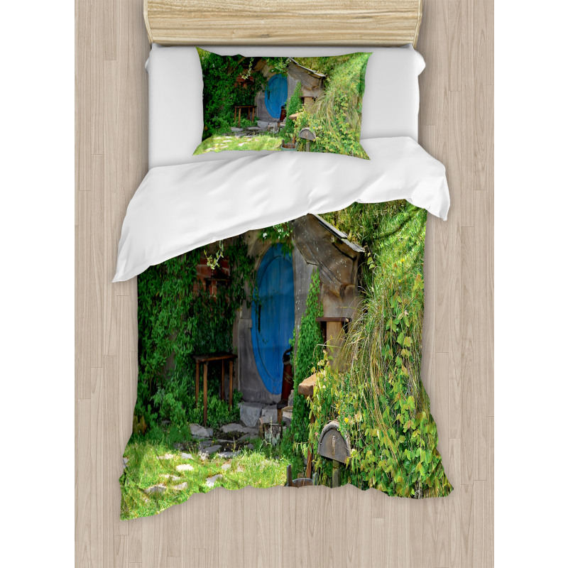 Fantasy Hobbit Land House Duvet Cover Set