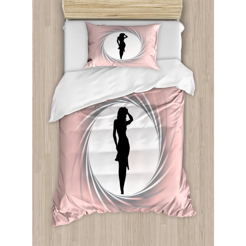 Hot Lady Pastel Duvet Cover Set