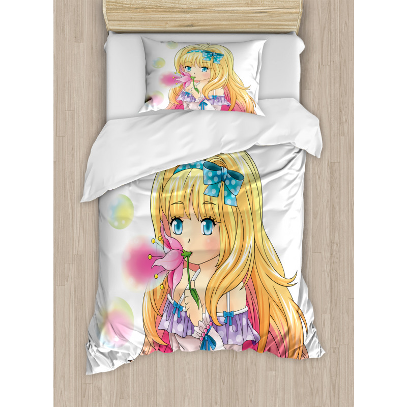 Manga Cartoon Artwork Duvet Cover Set