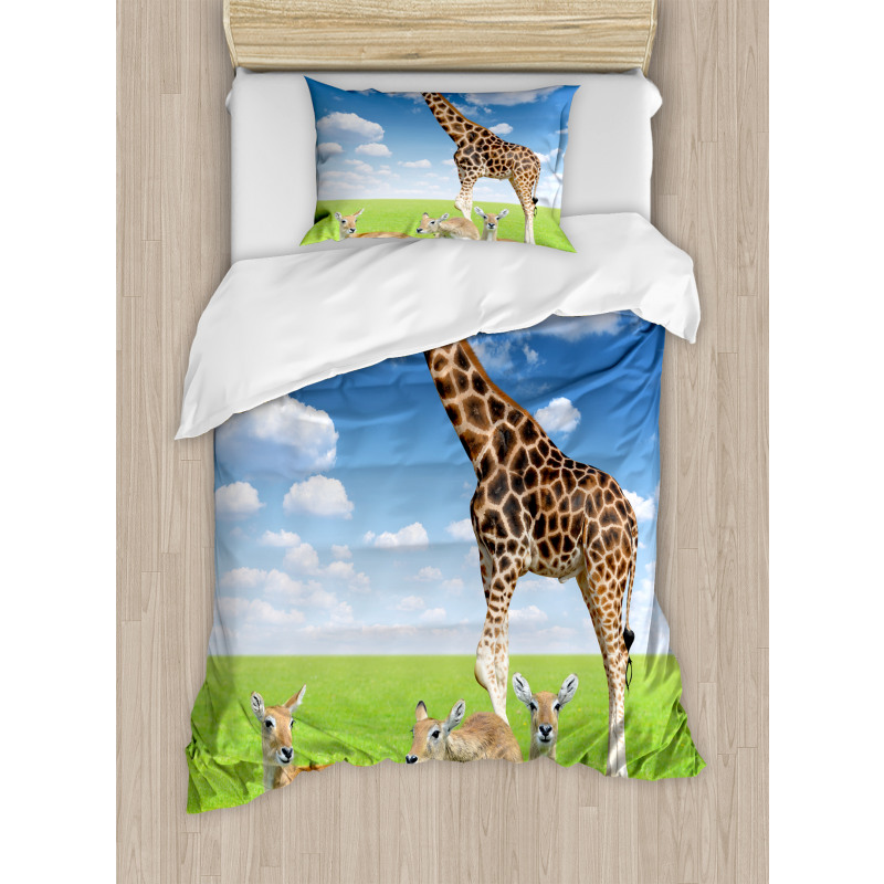 Zoo Animals Duvet Cover Set