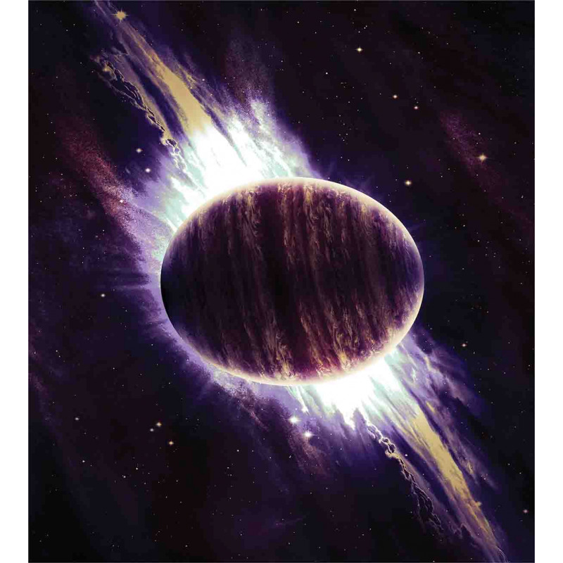 Trippy Planet Cosmos Duvet Cover Set