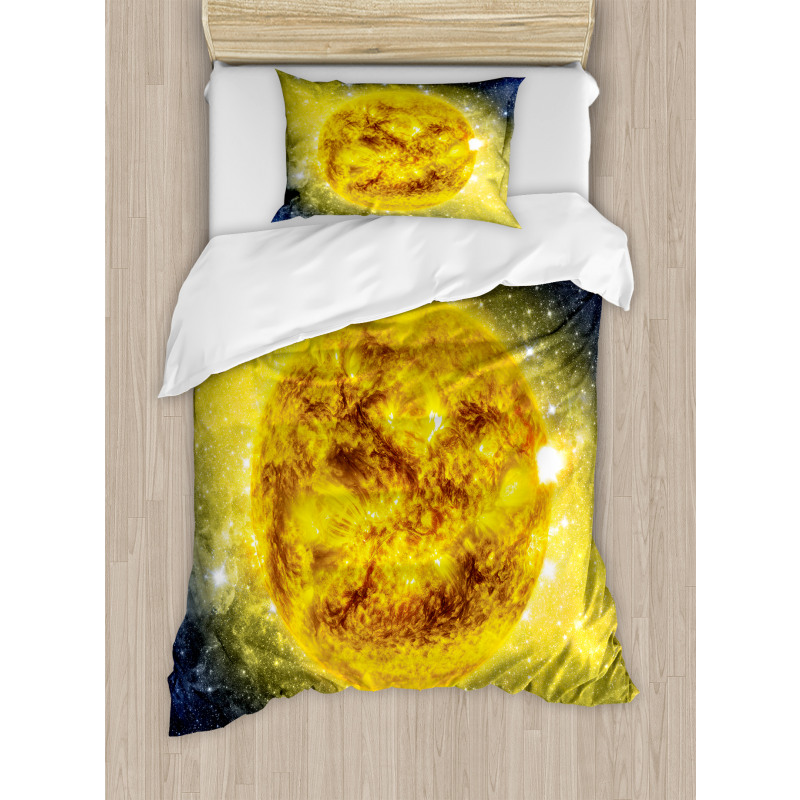 Galaxy Space Panorama Duvet Cover Set