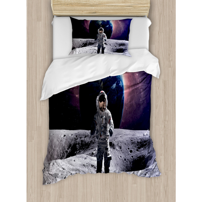 Brace Astronaut Cosmos Duvet Cover Set