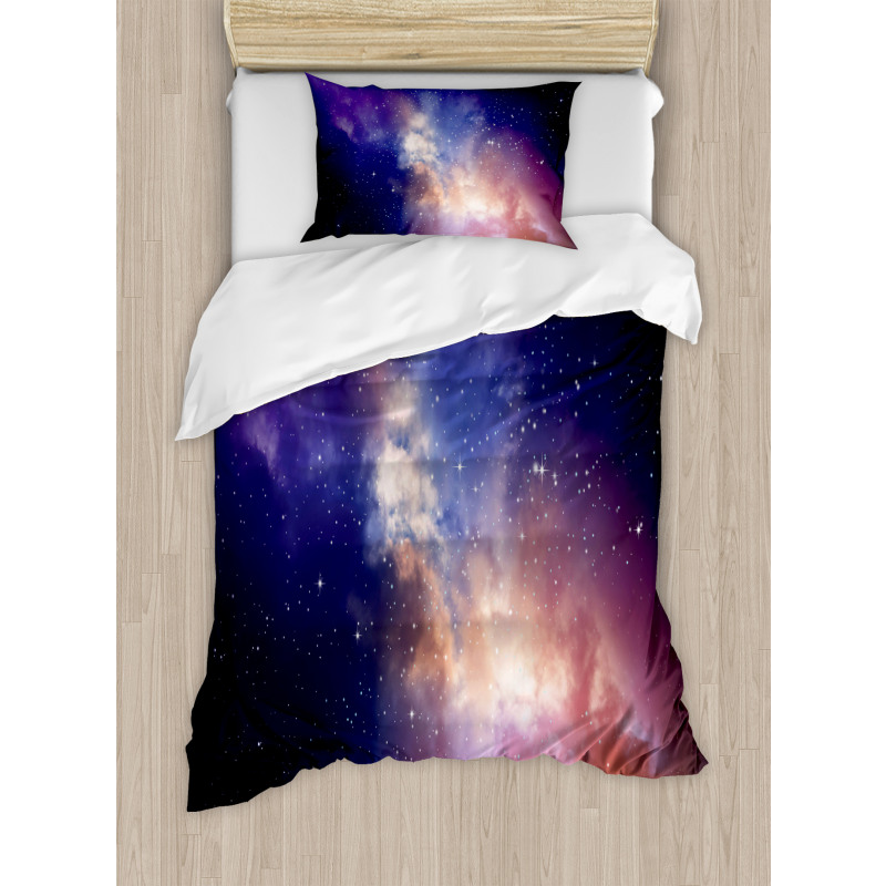 Stars in Supernova Sky Duvet Cover Set