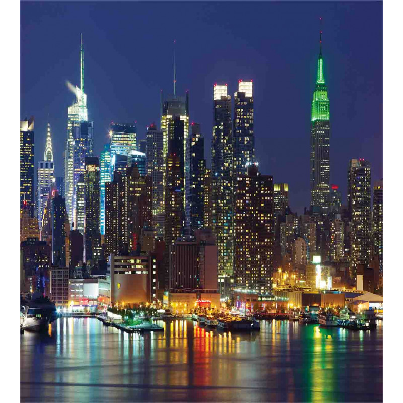 NYC Midtown Skyline Duvet Cover Set