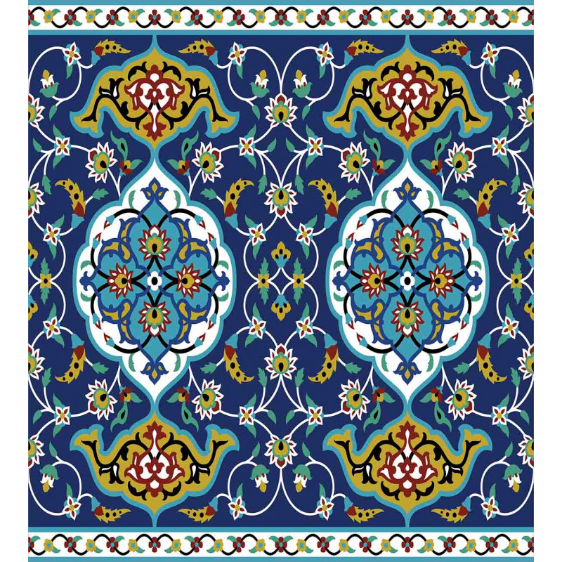 Oriental Tile Effects Duvet Cover Set